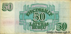 50 Rublu LETTONIE  1992 P.40 TB