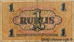 1 Rublis LETTONIE Riga 1919 P.R1 B+