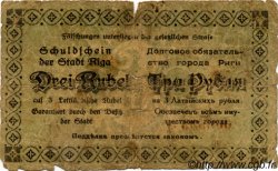 3 Rubli LETTONIE Riga 1919 P.-- B
