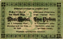 3 Rubli LETTONIE Riga 1919 P.-- pr.TTB