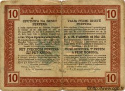 10 Perpera MONTENEGRO  1917 P.M.151 B