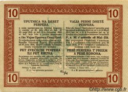 10 Perpera MONTENEGRO  1917 P.M.151 pr.SPL