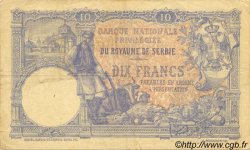10 Dinara SERBIE  1893 P.10a pr.TTB