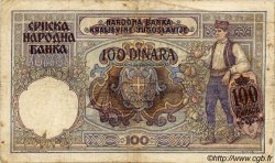 100 Dinara SERBIE  1941 P.23 TB+