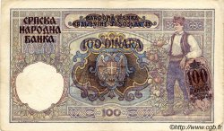 100 Dinara SERBIE  1941 P.23 TTB+