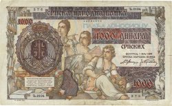 1000 Dinara SERBIE  1941 P.24 pr.TTB