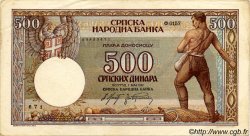 500 Dinara SERBIE  1942 P.31 TTB+
