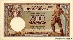 500 Dinara SERBIE  1942 P.31 SUP+