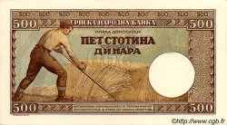 500 Dinara SERBIE  1942 P.31 pr.NEUF