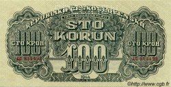 100 Korun Spécimen TCHÉCOSLOVAQUIE  1944 P.048s SPL+