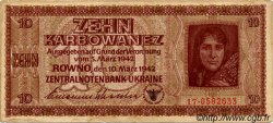 10 Karbowanez UKRAINE  1942 P.052 pr.TB