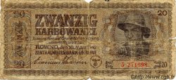 20 Karbowanez UKRAINE  1942 P.053 AB