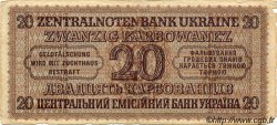 20 Karbowanez UKRAINE  1942 P.053 TB+