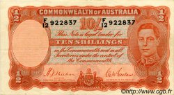 10 Shillings AUSTRALIE  1939 P.25a TTB+