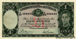 1 Pound AUSTRALIE  1938 P.26a