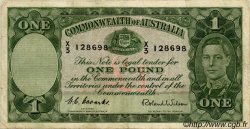 1 Pound AUSTRALIE  1952 P.26d TB+