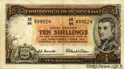 10 Shillings AUSTRALIE  1954 P.29 TTB