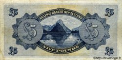 5 Pounds NOUVELLE-ZÉLANDE  1934 P.156 TTB