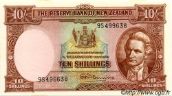 10 Shillings NOUVELLE-ZÉLANDE  1967 P.158d NEUF