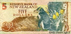 5 Dollars NOUVELLE-ZÉLANDE  1992 P.177 TB+