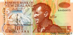 5 Dollars NOUVELLE-ZÉLANDE  1992 P.177 TTB