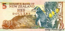 5 Dollars NOUVELLE-ZÉLANDE  1992 P.177 TTB