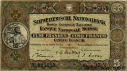 5 Francs SUISSE  1947 P.11m TB+