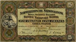 5 Francs SUISSE 1949 P.11n