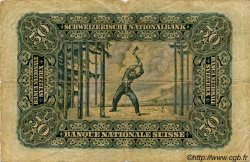 50 Francs SUISSE  1929 P.34d TB