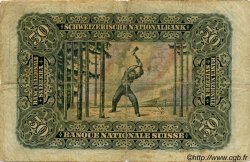 50 Francs SUISSE  1938 P.34h B+