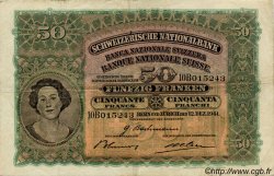 50 Francs SUISSE  1941 P.34l TTB