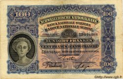 100 Francs SUISSE  1926 P.35b TB+