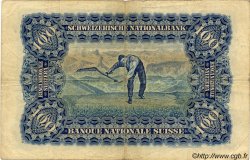 100 Francs SUISSE  1928 P.35e TB