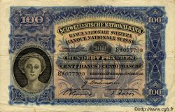 100 Francs SUISSE  1939 P.35k
