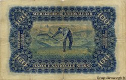 100 Francs SUISSE  1940 P.35m TB
