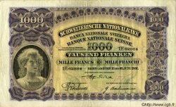 1000 Francs SUISSE  1931 P.37c TB+