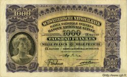 1000 Francs SUISSE  1931 P.37d pr.TTB