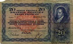 20 Francs SUISSE  1935 P.39e B