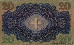 20 Francs SUISSE  1938 P.39h TB