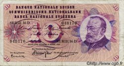 10 Francs SUISSE  1964 P.45i TB