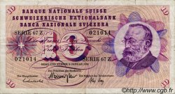 10 Francs SUISSE  1970 P.45o TB
