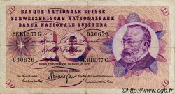 10 Francs SUISSE  1972 P.45q TB