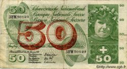 50 Francs SUISSE  1972 P.48l B+