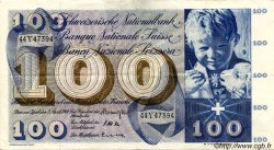 100 Francs SUISSE  1964 P.49f TTB+