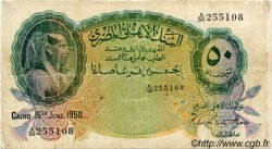 50 Piastres ÉGYPTE  1950 P.021d B