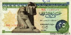 25 Piastres ÉGYPTE  1972 P.042b TTB