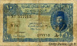 10 Piastres ÉGYPTE  1940 P.168a B