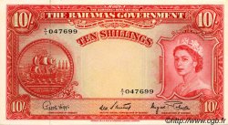 10 Shillings BAHAMAS  1953 P.14d pr.NEUF