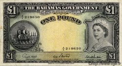 1 Pound BAHAMAS  1953 P.15c pr.TTB