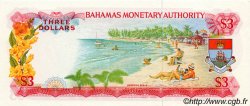 3 Dollars BAHAMAS  1968 P.28a pr.NEUF